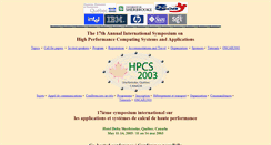 Desktop Screenshot of hpcs2003.ccs.usherbrooke.ca